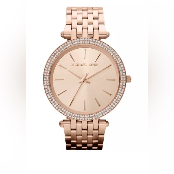 MICHAEL Michael Kors Accessories - Michael Kors
Women's Darci Rose Gold-Tone Stainless Steel Bracelet Watch